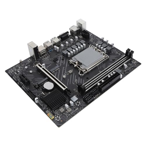 Desktop-PC-Motherboard, für Core 13. und 12. Generation CPU, DDR4 2133 MHz, PCIe 4.0 X16-Steckplatz, NVME (H610-Motherboard + 8 GB x 2 Speicherkit) von Denash