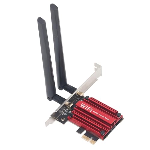Drahtlose Netzwerkkarte, PCIE Wireless-Netzwerkkarte Bluetooth5.2 für 10 11 für Kopfhörer von Denash
