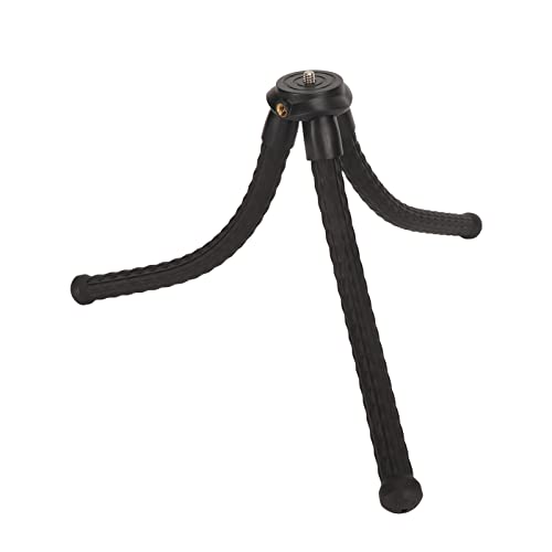 Flexible Mobile Phone Tripod,Octopus Flexibles Robustes Telefon Stativ,Mini 1/4 Zoll Schraube Universal Flexi Stative Stand für Telefone, Webcam, Camcorder, Projektor von Denash