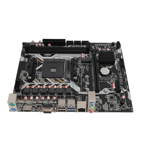 Gaming Gen 3.0 Motherboard, Dual DDR4 Speicher ATX Motherboard, PCI-E 16X NVME M.2 Port ATX Mainboard für AM4 All Series CPU von Denash