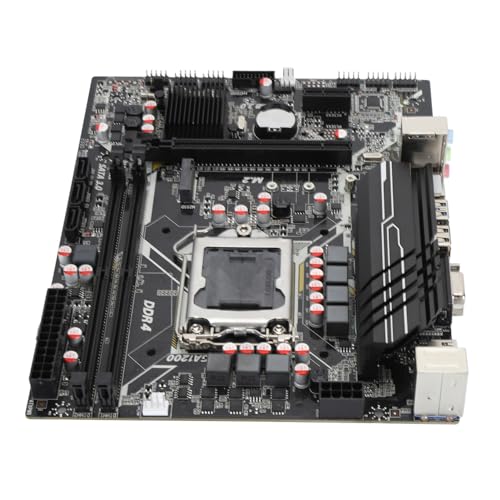 H510 Gen 3.0 Motherboard, Dual DDR4 Speicher ATX Motherboard, PCI-E 16X Gen 3.0 Slot Mainboard mit Kühlkörper für In tel 10 11 CPU von Denash