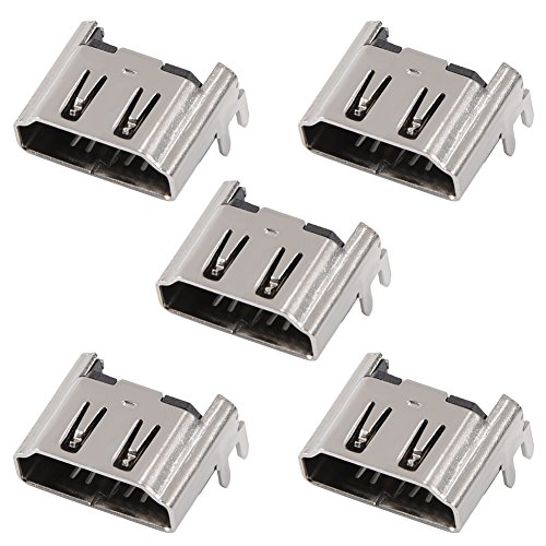 HDMI-Buchse für PS4, 5pcs HDMI-Port Buchse Anscluss Stecker für PlayStation 4 PS4 Motherboard von Denash