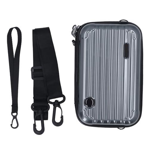 Hartschalen-Tragetasche für Action-Kameras, wasserdichte, Stoßfeste Aufbewahrungstasche mit Riemen für Stabilisator, Handy-Clips, Lichter, Montagehalterungen, Datenkabel. (Grey) von Denash
