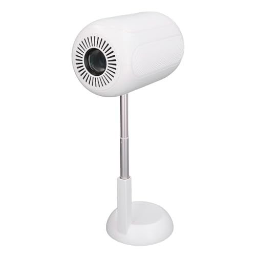 Kleiner Projektor, 1080P WiFi 1G und 8G, Autokorrekturprojektor 4k für Spielekonsole, mit Liftständer für KTV-Gerät (EU-Stecker) von Denash