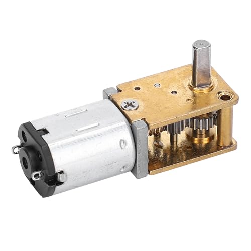Schneckengetriebemotor, Langlebiger 1218GE-N20 Mini-Getriebemotor, Stabiler Bürsten-Gleichstrommotor für Elektronische Schlösser (DC3V 16RPM) von Denash