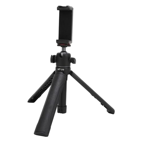 Selfie-Stick, Ausziehbares Selfie-Stick-Stativ aus Aluminiumlegierung, Tragbares Telefonstativ mit 1/4-Zoll-Kaltschuhhalterung, Kompatibel mit Allen Telefonen von Denash