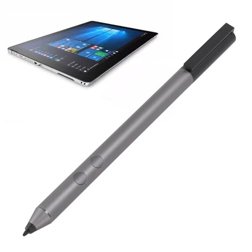 Tablet-Eingabestift für Tablet-Zubehör der Spectre Pavilion X360-Serie, Professionelle Hohe Empfindlichkeit mit 4096 Drucksensorstufen (dunkelgrau) von Denash