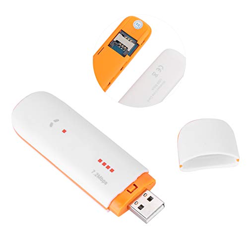 USB-Dongle, 3g-Netzwerkkarte, weißer Plug-and-Play-3g-USB-Dongle Umts: b1 mit Anzeigelampe, unterstützt kein WLAN, One-Click-Verbindung und bis zu 7,2 MBit/s von Denash