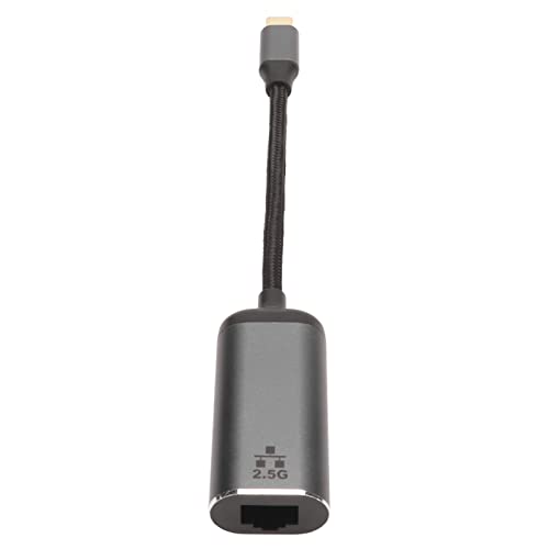 USB-Typ-C-zu-RJ45-Netzwerkadapter, Webkabel, Kompakter -zu-Ethernet-Adapter, Hohe Geschwindigkeit, Schnelle Übertragung, 2500 M, Plug-and-Play für Tablets von Denash