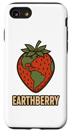 Earthberry Erdbeere - Denglisch Spruch Hülle für iPhone SE (2020) / 7 / 8 von Denglisch for Beginners