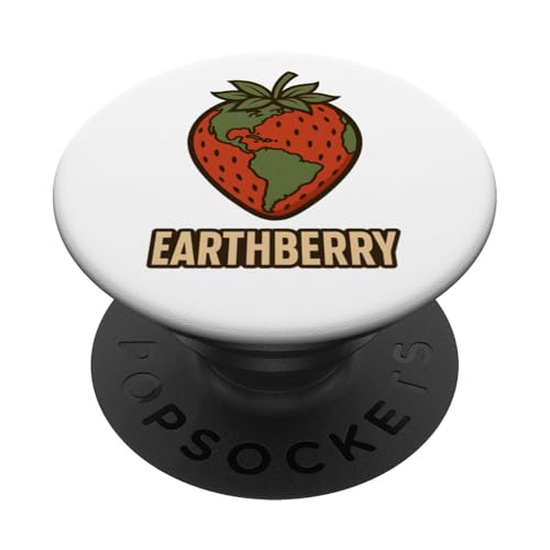 Earthberry Erdbeere - Denglisch Spruch PopSockets Klebender PopGrip Earthberry Erdbeere - Denglisch Spruch PopSockets Klebender PopGrip von Denglisch for Beginners