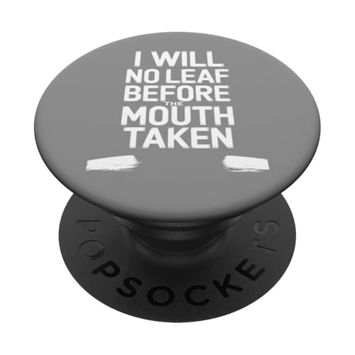 I Will No Leaf Before The Mouth Taken - Denglisch Spruch PopSockets Klebender PopGrip I Will No Leaf Before The Mouth Taken - Denglisch Spruch PopSockets Klebender PopGrip von Denglisch for Beginners