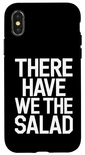 There Have We The Salad - Denglisch Spruch Hülle für iPhone X/XS There Have We The Salad - Denglisch Spruch Hülle für iPhone X/XS von Denglisch for Beginners
