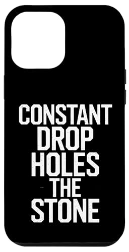 Constant Drop Holes The Stone - Denglisch Spruch Hülle für iPhone 12 Pro Max Constant Drop Holes The Stone - Denglisch Spruch Hülle für iPhone 12 Pro Max von Denglisch für Beginners