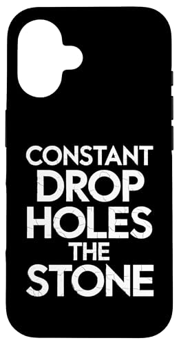 Constant Drop Holes The Stone - Denglisch Spruch Hülle für iPhone 16 Constant Drop Holes The Stone - Denglisch Spruch Hülle für iPhone 16 von Denglisch für Beginners
