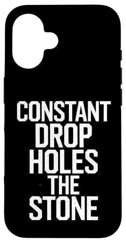 Constant Drop Holes The Stone - Denglisch Spruch Hülle für iPhone 16 Constant Drop Holes The Stone - Denglisch Spruch Hülle für iPhone 16 von Denglisch für Beginners