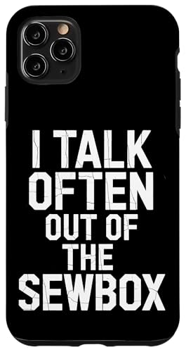 I Talk Often Out Of The Sewbox - Denglisch Spruch Hülle für iPhone 11 Pro Max I Talk Often Out Of The Sewbox - Denglisch Spruch Hülle für iPhone 11 Pro Max von Denglisch für Beginners
