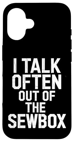 I Talk Often Out Of The Sewbox - Denglisch Spruch Hülle für iPhone 16 I Talk Often Out Of The Sewbox - Denglisch Spruch Hülle für iPhone 16 von Denglisch für Beginners