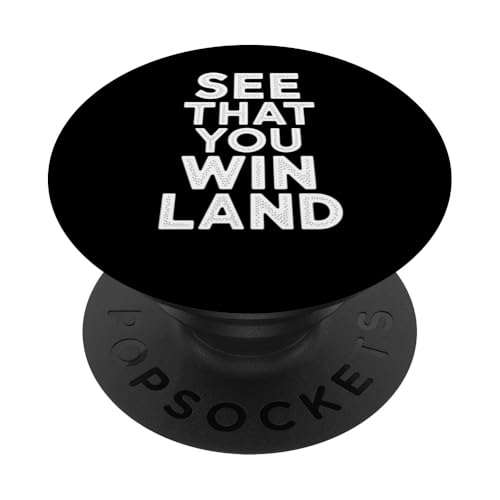 See To That You Win Land - Denglisch Spruch PopSockets Klebender PopGrip See To That You Win Land - Denglisch Spruch PopSockets Klebender PopGrip von Denglisch für Beginners