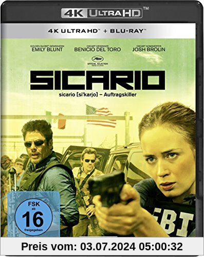 Sicario  (4K Ultra-HD) (+ Blu-ray) von Denis Villeneuve