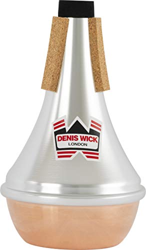 Denis Wick Trompetendämpfer, Straight Gerade/Kupfer silber, DW5504C von Denis Wick