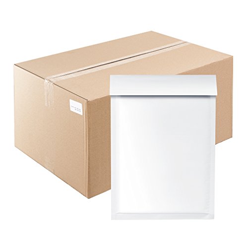 Briefumschläge Briefhüllen Luftpolsterumschläge Luftpolstertaschen Versandtasche Umschläge Weiß ohne Fenster (G17 100 Stück (225x340mm)) von Denix