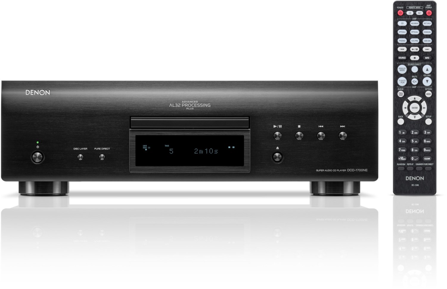DCD-1700NE CD-Spieler schwarz von Denon