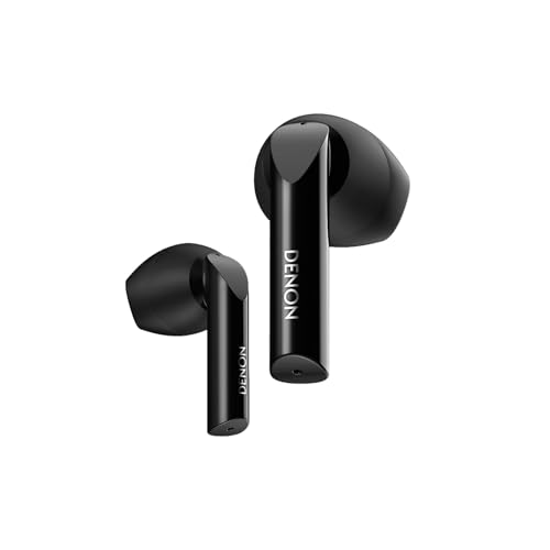Denon AH-C500W True Wireless In-Ear-Kopfhörer, wasserresistente Bluetooth-Kopfhörer mit eingebautem Mikrofon – Schwarz Denon AH-C500W True Wireless In-Ear-Kopfhörer, wasserresistente Bluetooth-Kopfhörer mit eingebautem Mikrofon – Schwarz von Denon