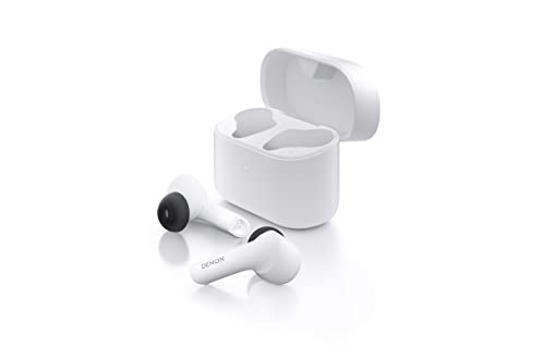 Denon AH-C630W kabellose In Ear Kopfhörer mit Bluetooth, Soundmaster-Tuning und bis zu 18 Stunden Akkulaufzeit, weiß, normal von Denon