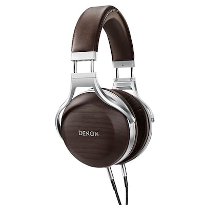 Denon AH-D5200 Premium-Over-Ear-Kopfhörer mit Zebraholz-Schalen von Denon