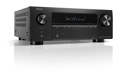 Denon AVC-X3800H 9.4-Kanal AV-Receiver, Verstärker mit Auro-3D, Dolby Atmos, DTS:X, 6 "8K-Eingänge und 3 Ausgängen, Bluetooth, AirPlay 2, HEOS-Multiroom, Alexa kompatibel, schwarz von Denon