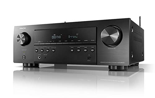 Denon AVR-S650H 5.2-Kanal AV-Receiver, HiFi Verstärker, Alexa Kompatibel, 5 HDMI Eingänge, Bluetooth & WLAN, Musikstreaming, Dolby True HD & Vision, AirPlay 2, HEOS Multiroom von Denon