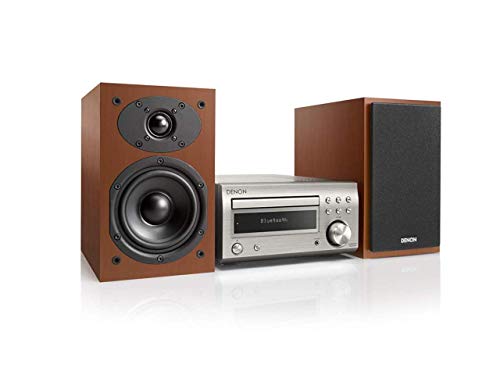 Denon D-M 41 Kompaktes HiFi-System mit 60W Ausgangsleistung Premium-Silber von Denon