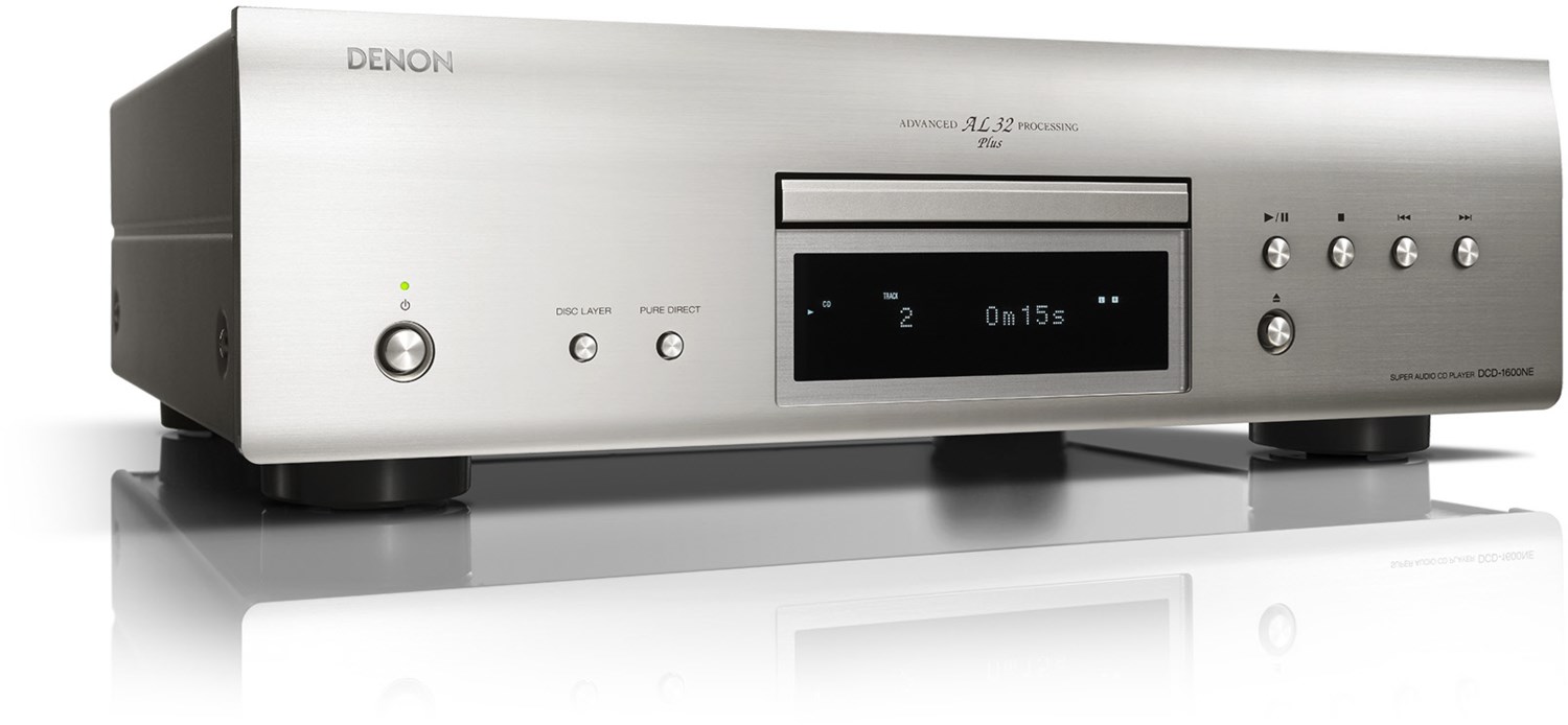 Denon DCD-1600NE CD-Player, silber von Denon