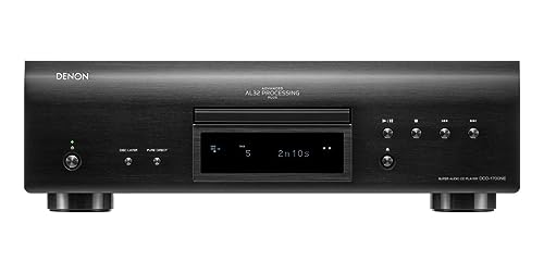 Denon DCD-1700NE HiFi CD Player, CD Spieler, Hi-Res, Unterstützung von CD, CD-R/RW, MP3, WMA und USB // schwarz Denon DCD-1700NE HiFi CD Player, CD Spieler, Hi-Res, Unterstützung von CD, CD-R/RW, MP3, WMA und USB // schwarz von Denon
