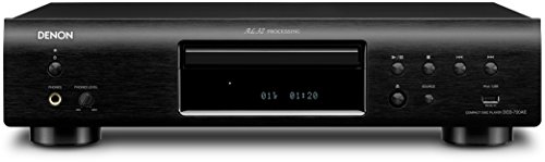 Denon DCD 720 AE CD-Player (Aluminium Frontblende, ECO-Standby, Burr Brown Wandler, USB mit iPod direkt) schwarz von Denon
