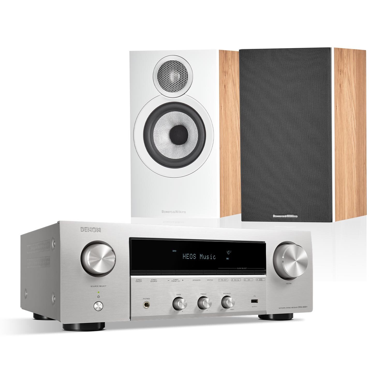 Denon DRA-900H + Bowers & Wilkins 607 S3 Stereo-Anlage für TV Denon DRA-900H + Bowers & Wilkins 607 S3 Stereo-Anlage für TV von Denon