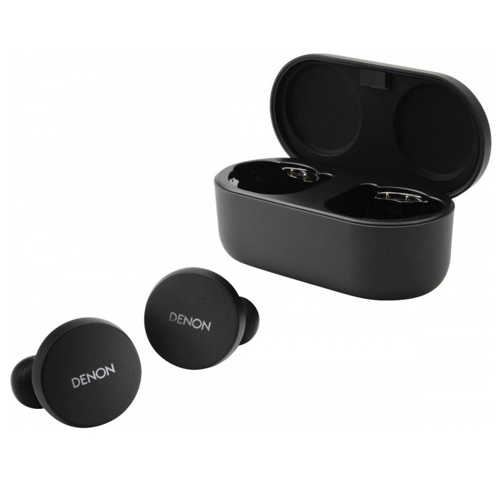 Denon Denon AHC-10 PLBKEM PerL Schwarz True Wireless Kopfhörer Kopfhörer (Geräuschreduzierungs-Funktion (Noise Cancelling), Bluetooth 5.0, True Wireless Technologie, Geräuschreduzierung integriert) von Denon