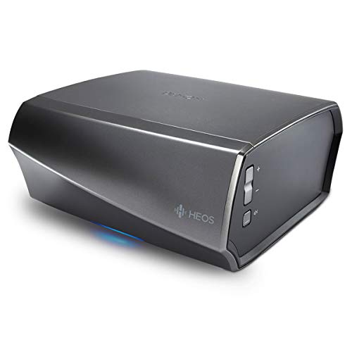 HEOS by Denon HEOSLINKHS2SRE2 Multiroom Audio-Streaming Vollverstärker (High-Res Audio, Spotify Connect, NAS, WLAN, USB, Appsteuerung, Aux-In, Bluetooth) schwarz von Denon