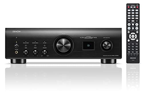 Denon PMA-1700NE HiFi Verstärker, 2x140W, eingebauter Phono-Vorverstärker, Hi-Res Zertifiziert, Advanced Ultra-High Current Single-Push-Pull-Schaltung, Advanced AL32 Processing Plus, Schwarz von Denon