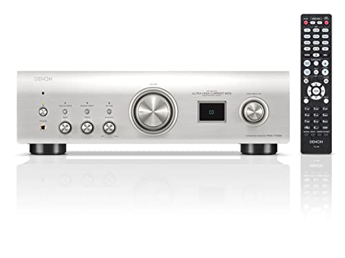 Denon PMA-1700NE HiFi Verstärker, 2x140W, eingebauter Phono-Vorverstärker, Hi-Res Zertifiziert, Advanced Ultra-High Current Single-Push-Pull-Schaltung, Advanced AL32 Processing Plus, Silber von Denon