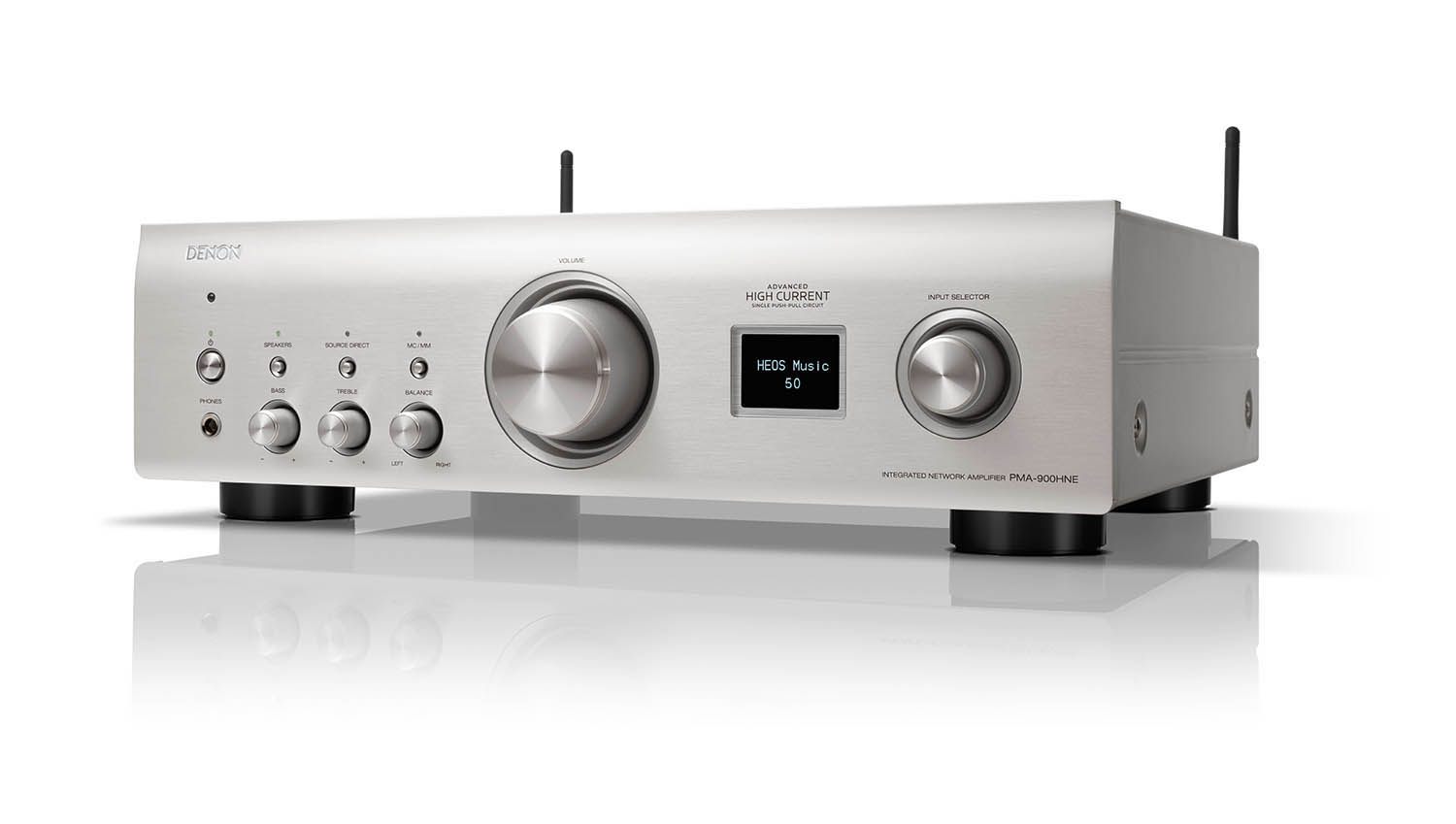 Denon PMA-900HNE Netzwerk-Vollverstärker mit HEOS Built-in silber von Denon