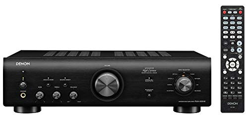 Denon PMA-600NE HiFi-Verstärker, Bluetooth, Phono-Equalizer, Koaxiale und optische Eingänge, Subwoofer-Ausgang, Analogmodus, Musik-Streaming - Schwarz von Denon