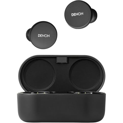 Denon PerL True Wireless-Kopfhörer, personalisiertes Klangprofil mit Masimo Adaptive Acoustic Technology, Geräuschunterdrückung, Wasserbeständigkeit, integrierten Mikrofonen und Langer Akkulaufzeit von Denon