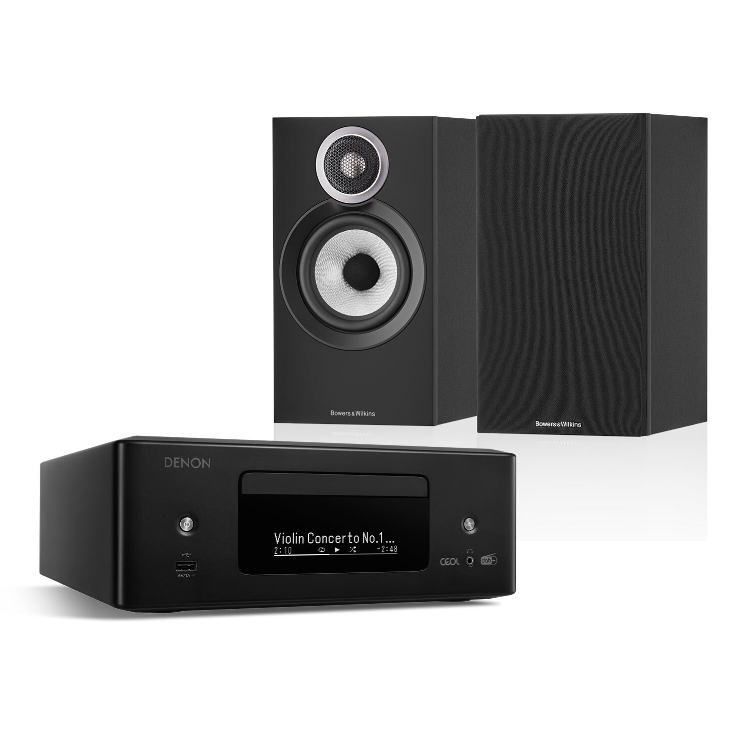 Denon CEOL RCD-N12DAB + Bowers & Wilkins 607 S3 Stereo-Anlage für TV Denon CEOL RCD-N12DAB + Bowers & Wilkins 607 S3 Stereo-Anlage für TV von Denon
