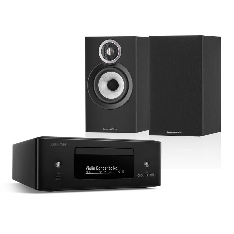 Denon CEOL RCD-N12DAB + Bowers & Wilkins 607 S3 Stereo-Anlage für TV von Denon