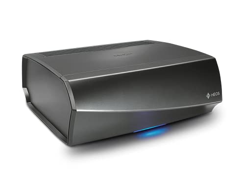 HEOS by Denon HEOSAMPHS2 Multiroom Audio-Streaming Vollverstärker (High-Res Audio, Spotify Connect, NAS, WLAN, USB, Appsteuerung, Aux-In, Bluetooth, 2X 100 Watt) schwarz von Denon