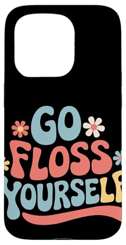 Zahnarzt Go Floss Yourself Hülle für iPhone 15 Pro von Dentist Dental Assistent Dentistry Hygienist