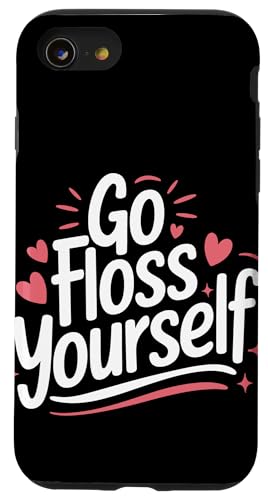 Zahnarzt Go Floss Yourself Hülle für iPhone SE (2020) / 7 / 8 von Dentist Dental Assistent Dentistry Hygienist