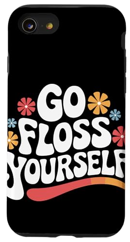 Zahnarzt Go Floss Yourself Hülle für iPhone SE (2020) / 7 / 8 von Dentist Dental Assistent Dentistry Hygienist